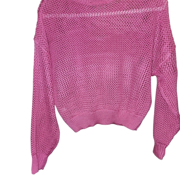 Pink Heart Knit Sweater - Picture 2 of 6